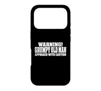 Warning! Grumpy Old Man Approach With Caution Funny Old Man Case for iPhone 17 Pro