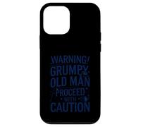 Warning Grumpy Old Man Funny Quote Case for iPhone 12 mini