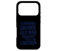 Warning Grumpy Old Man Funny Quote Case for iPhone 17 Pro