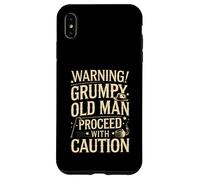 Warning Grumpy Old Man Funny Quote Case for iPhone XS Max