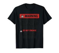 Warning Husband Needs Snacks Nap Approval Sign T-Shirt