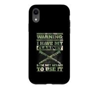 Warning I Have My Clarinet And I'm Not Afraid To Use It Case for iPhone XR