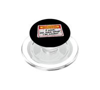 Warning I Have No Idea What I'm Doing Funny Novelty Humor PopSockets PopGrip for MagSafe