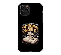 Warning I Live Mostly in a Fictional World Writer Author Case for iPhone 11 Pro