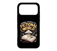 Warning I Live Mostly in a Fictional World Writer Author Case for iPhone 17 Pro Max