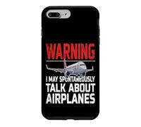 Warning I May Spontaneously Talk About Airplanes Case for iPhone 7 Plus/8 Plus