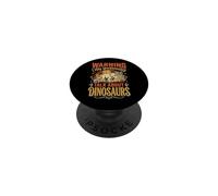 Warning I May Spontaneously Talk About Dinosaurs PopSockets Adhesive PopGrip