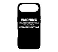 Warning I May Talk About Needlepointing Crafty Enthusiast Case for iPhone Air