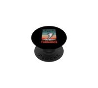 Warning I May Talk About Tornados Storm Hunter Meteorology PopSockets Adhesive PopGrip