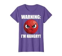 Warning I'm Hangry Funny Hungry & Angry Face Grumpy Fun Gift T-Shirt