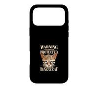 Warning I'm Loved & Protected By A Bengal Cat Case for iPhone 17 Pro Max
