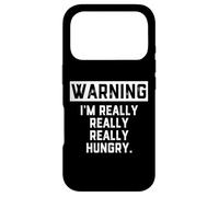 WARNING: I'm Really Really Really Hungry Funny Food Dad Joke Case for iPhone 17 Pro