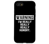 WARNING: I'm Really Really Really Hungry Funny Food Dad Joke Case for iPhone SE (2020) / 7/8