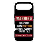 Warning I'm Retired I Know Everything Retirees Retirement Case for iPhone Air