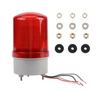 Warning LED Beacon Light, 1pc AC220V Red LED Emergency Warning Lighting Bulb Rotating Beacon Lamp