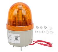 Warning Light BEM-2071 LED Rotating Flashing Indicator Portable Emergency Warning Light for Outdoor Yard Factory Monitoring 220V AC(Orange)