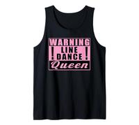 Warning Line Dance Queen Country Music Tank Top