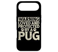 Warning loved an protected by a Pug Case for iPhone Air