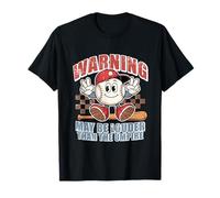 Warning May Be Louder Than The Umpire Game Day Baseball Boys T-Shirt