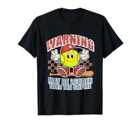 Warning May Be Louder Than The Umpire Game Day Softball Girl T-Shirt