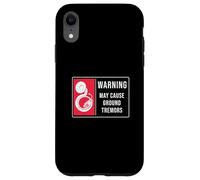Warning May Cause Ground Tremors For Sousaphone Sousaphonist Case for iPhone XR