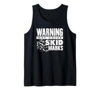 Warning May Cause Skid Marks Skid Steer Loader Operator Tank Top