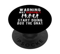 Warning May Randomly Start Doing Box The Gnat PopSockets Adhesive PopGrip