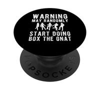 Warning May Randomly Start Doing Box The Gnat PopSockets Adhesive PopGrip