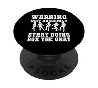 Warning May Randomly Start Doing Box The Gnat PopSockets Adhesive PopGrip