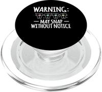 Warning May Snap Without Notice Braces Teeth PopSockets PopGrip for MagSafe