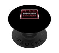 Warning May Spontaneously Breakdown Metalcore Deathcore Fans PopSockets Adhesive PopGrip