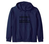 Warning May Spontaneously Start Singing Gilbert And Sullivan Zip Hoodie