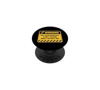 Warning May Spontaneously Start Talking About Detroit Rap PopSockets Adhesive PopGrip
