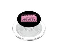 Warning May Spontaneously Start Talking About Tabby Cats PopSockets PopGrip for MagSafe