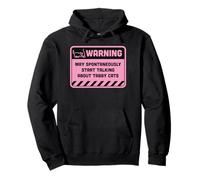 Warning May Spontaneously Start Talking About Tabby Cats Pullover Hoodie