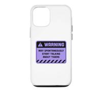 Warning May Spontaneously Start Talking About Tigers Case for iPhone 12/12 Pro