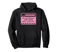 Warning May Spontaneously Start Talking About Tuxedo Cats Pullover Hoodie