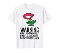 Warning May Spontaneously Talk About Carnivorous Plants T-Shirt