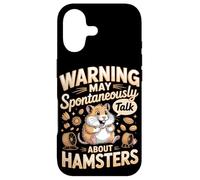 Warning May Spontaneously Talk About Hamsters Hamster Case for iPhone 17