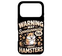Warning May Spontaneously Talk About Hamsters Hamster Case for iPhone 17 Pro