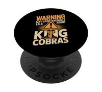 Warning May Spontaneously Talk About King Cobras PopSockets Adhesive PopGrip