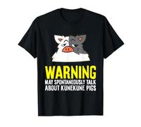 Warning May Spontaneously Talk About Kunekune Pigs T-Shirt