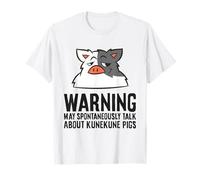 Warning May Spontaneously Talk About Kunekune Pigs T-Shirt