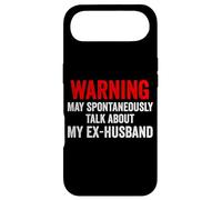 Warning May Spontaneously Talk About My Ex-Husband Funny Case for iPhone Air