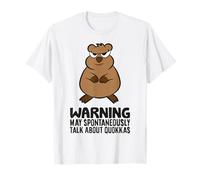 Warning May Spontaneously Talk About Quokkas T-Shirt