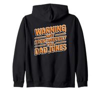 Warning May Spontaneously Tell Dad Jokes Zip Hoodie