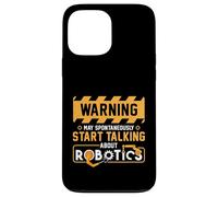 Warning May Start Funny Robotics Engineering Engineer Case for iPhone 13 Pro Max
