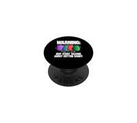 Warning May Start Talking About Cotton Candy Lover PopSockets Adhesive PopGrip