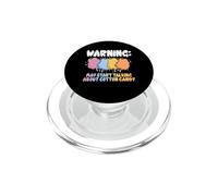 Warning May Start Talking About Cotton Candy Lover PopSockets PopGrip for MagSafe