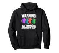 Warning May Start Talking About Cotton Candy Lover Pullover Hoodie